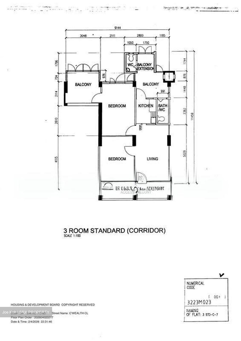 Blk 84 Commonwealth Heights (Queenstown), HDB 3 Rooms #541865861